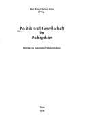 Tapa de Politik und Gesellschaft im Ruhrgebiet