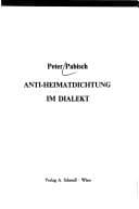 Tapa de Anti-Heimatdichtung im Dialekt