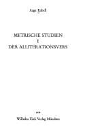 Tapa de Metrische Studien