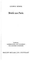 Tapa de Briefe aus Paris