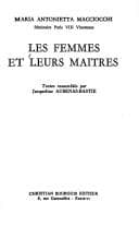 Tapa de Les Femmes et leurs maîtres