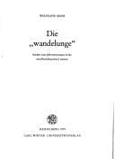 Tapa de Die "wandelunge"