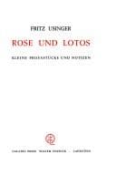 Tapa de Rose und Lotos