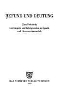 Tapa de Befund und Deutung