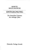 Tapa de Entgegnung. Zur deutschen Literatur der siebziger Jahre