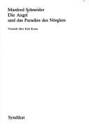 Tapa de Die Angst und das Paradies des Nörglers