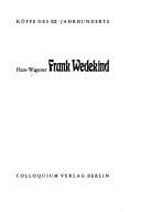 Tapa de Frank Wedekind