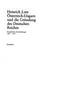 Tapa de Österreich-Ungarn unddie Gründung des Deutschen Reiches