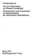 Tapa de Von der klassenlosen zur Klassen-Gesellschaft