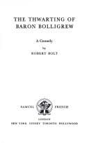 Tapa de The thwarting of Baron Bolligrew