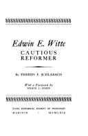 Tapa de Edwin E. Witte; cautious reformer