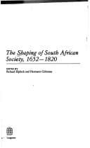 Tapa de The Shaping of South African society, 1652-1820
