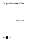 Tapa de Political economy of food