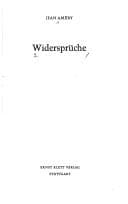 Tapa de Widersprüche