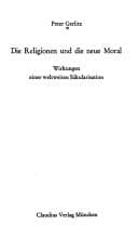 Tapa de Die Religionen und die neue Moral