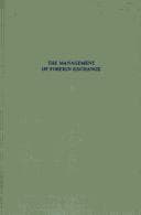 Tapa de The management of foreign exchange