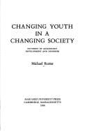 Tapa de Changing youth in a changing society