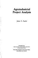 Tapa de Agroindustrial project analysis