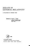 Tapa de Essays in general relativity