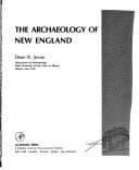 Tapa de The archaeology of New England