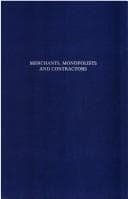Tapa de Merchants, monopolists, and contractors
