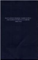 Tapa de Population change, labor supply, and agriculture in Augsburg, 1480-1618