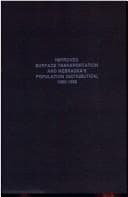 Tapa de Improved surface transportation and Nebraska's population distribution, 1860-1960