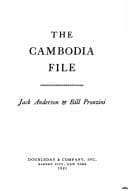 Tapa de The Cambodia file