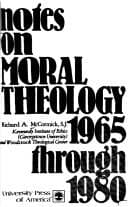 Tapa de Notes on moral theology, 1965 through 1980