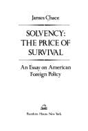 Tapa de Solvency, the price of survival