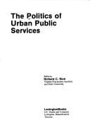 Tapa de The Politics of urban public services
