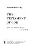 Tapa de The testament of God