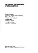 Tapa de The Theory and practice of econometrics