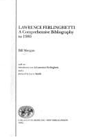 Tapa de Lawrence Ferlinghetti, a comprehensive bibliography to 1980