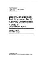 Tapa de Labor-management relations and publicagency effectiveness