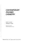 Tapa de Contemporary polymer chemistry