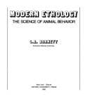 Tapa de Modern ethology