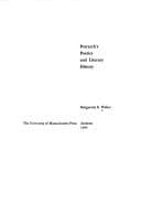 Tapa de Petrarch's poetics and literary history