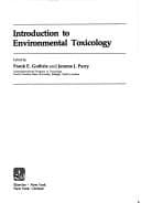 Tapa de Introduction to environmental toxicology