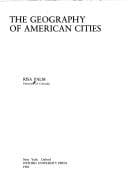 Tapa de The geography of American cities