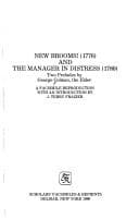 Tapa de New brooms! (1776) and the Manager in distress (1780)