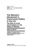 Tapa de The women's movement in community politics in the U.S