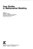 Tapa de Case studies in mathematical modeling