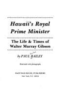 Tapa de Hawaii's royal prime minister