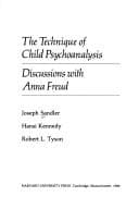 Tapa de The technique of child psychoanalysis