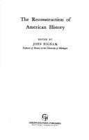 Tapa de The reconstruction of American history