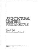 Tapa de Architectural drafting fundamentals