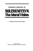 Tapa de Solzhenitsyn, the moral vision