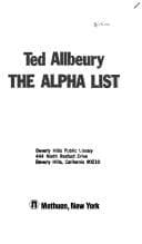 Tapa de The Alpha list