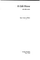 Tapa de A gift horse, and other stories